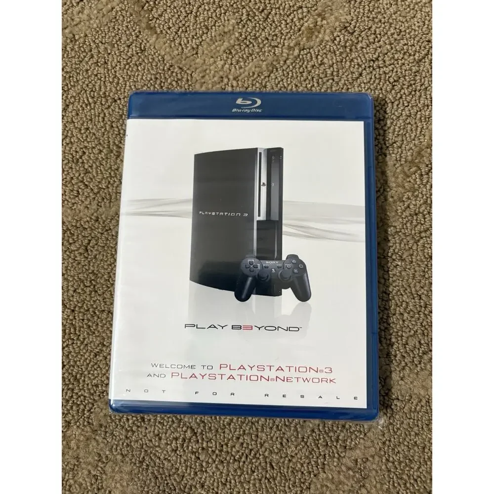 Playstation 3‎ Play Beyond Blu-Ray Disc (Welcome to PS3 & PSN) BRAND NEW Sealed.